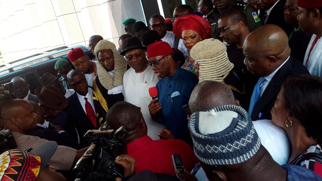Governor Okowa at Delta State House of Assembly