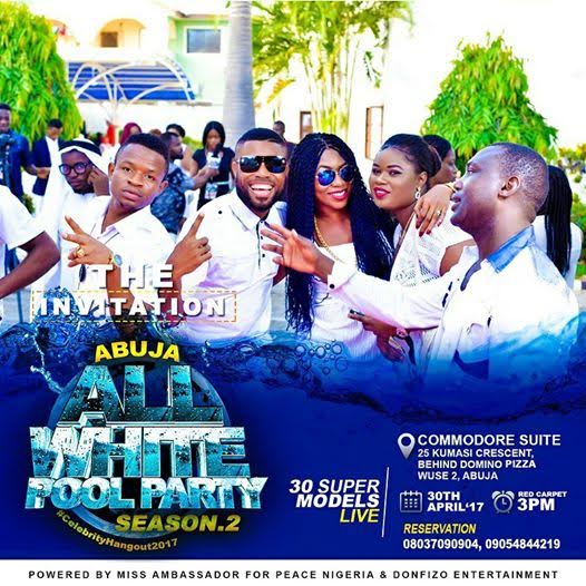 Abuja All White Pool Party 2017