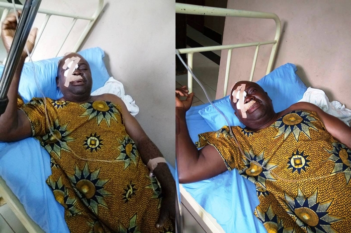 Injured Journalist in Benin City