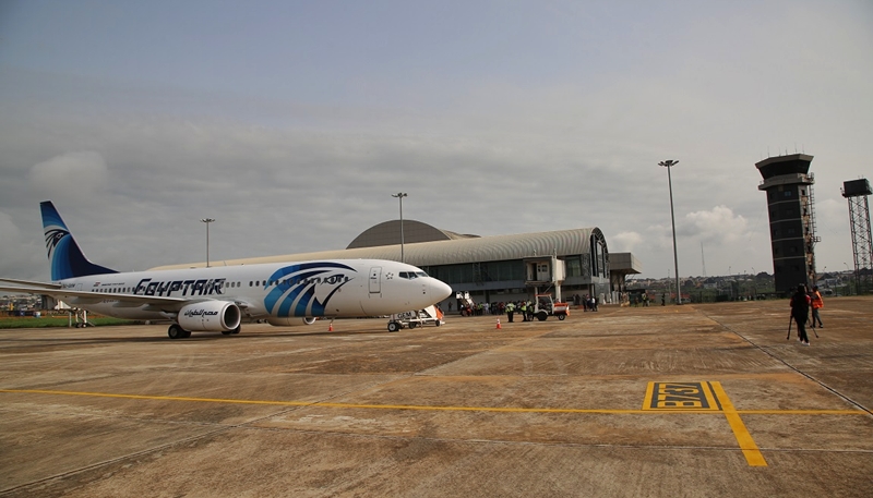 EgpytAir at Asaba International Airport