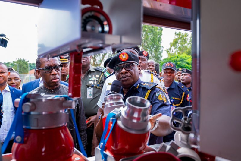 Okowa Commissions Fire Fighting Trucks