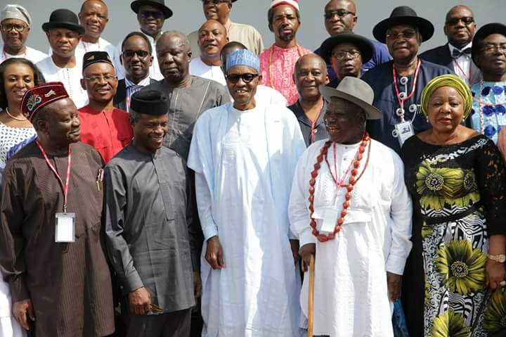 Niger Delta Leaders Meet President Buhari