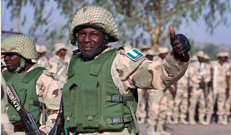 Nigeria Military Fighting Boko Haram Terrorists