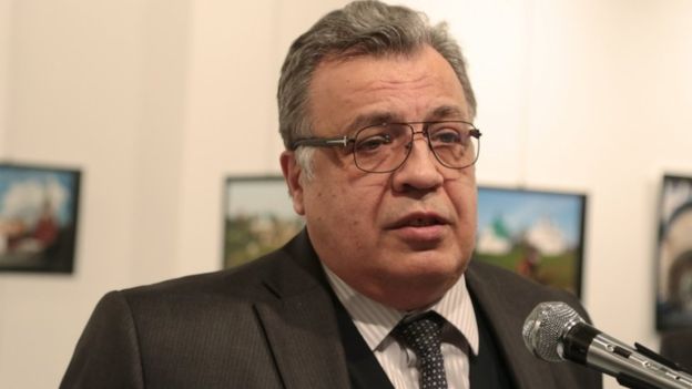 Russia’s ambassador to Turkey Andrei Karlov