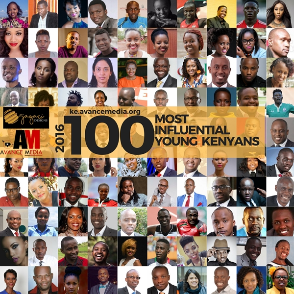 100 Most Influential Young Kenyans in 2016 by Avance Media