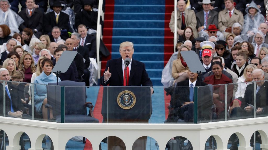 President Trump Makes First Speech