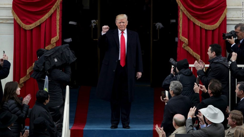 President Trump Makes His Entry