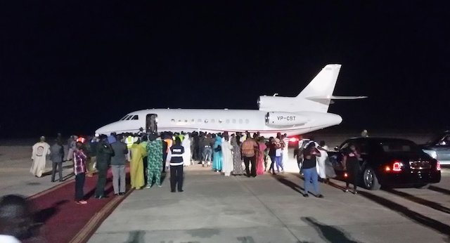 Jammeh Flies Tinubu's Jet