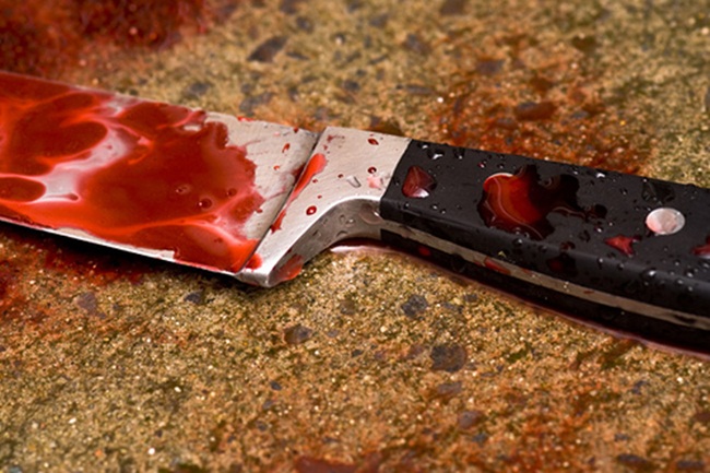 Blood Stained Knife