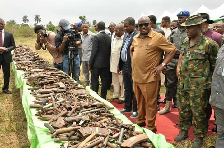 Rivers State Destroy Arms and Ammunition