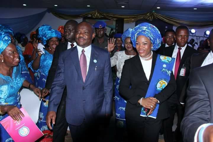 Governor Wike and Wife