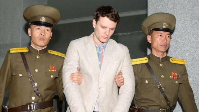 US Student, Otto Warmbier held in North Korea