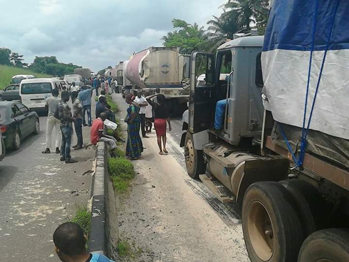 Blocked Benin-Lagos Road