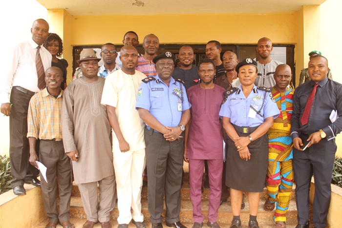 CP ZANNA and Delta State JOURNALISTS
