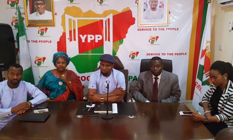 National Executives of YPP at a press Conference
