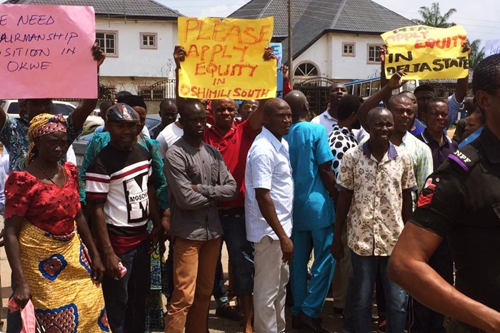 Okwe Community Protest
