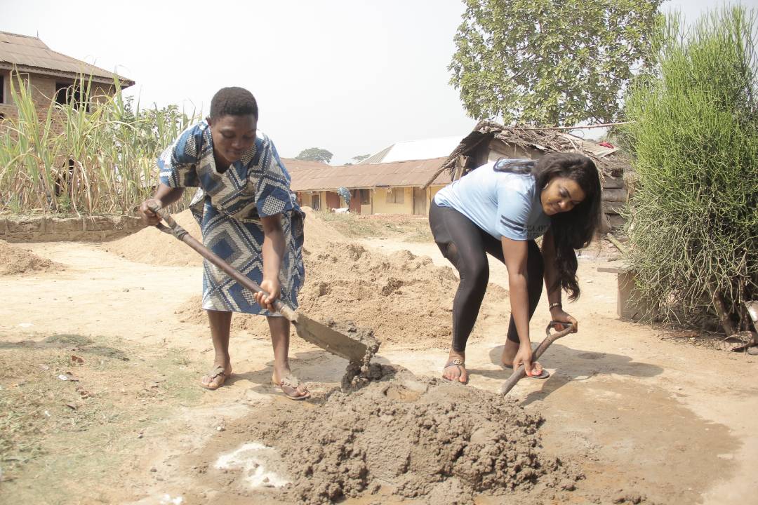 Isabella Agbor Ayuk Renovates Home for a Widow in Cross River State