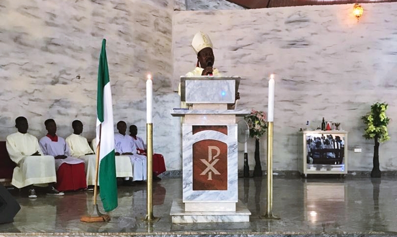 Bishop of the Issele Uku Diocese of the Catholic Communion, Most Rev Michael Odogwu Elue