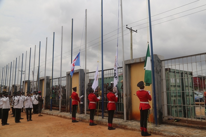 Hoisting of CAA Asaba 2018 Flags
