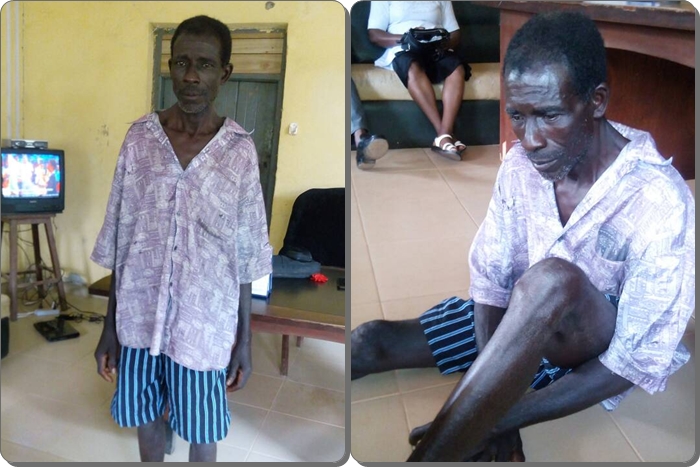 65-year-old Matthew Omokhafe arrested for allegedly defiling and impregnating a 13-year-old Primary Four pupil in Akoko-Edo Local Government Area of Edo State.