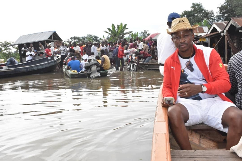 Friday Ossai Osanebi Inspects Flood Damages