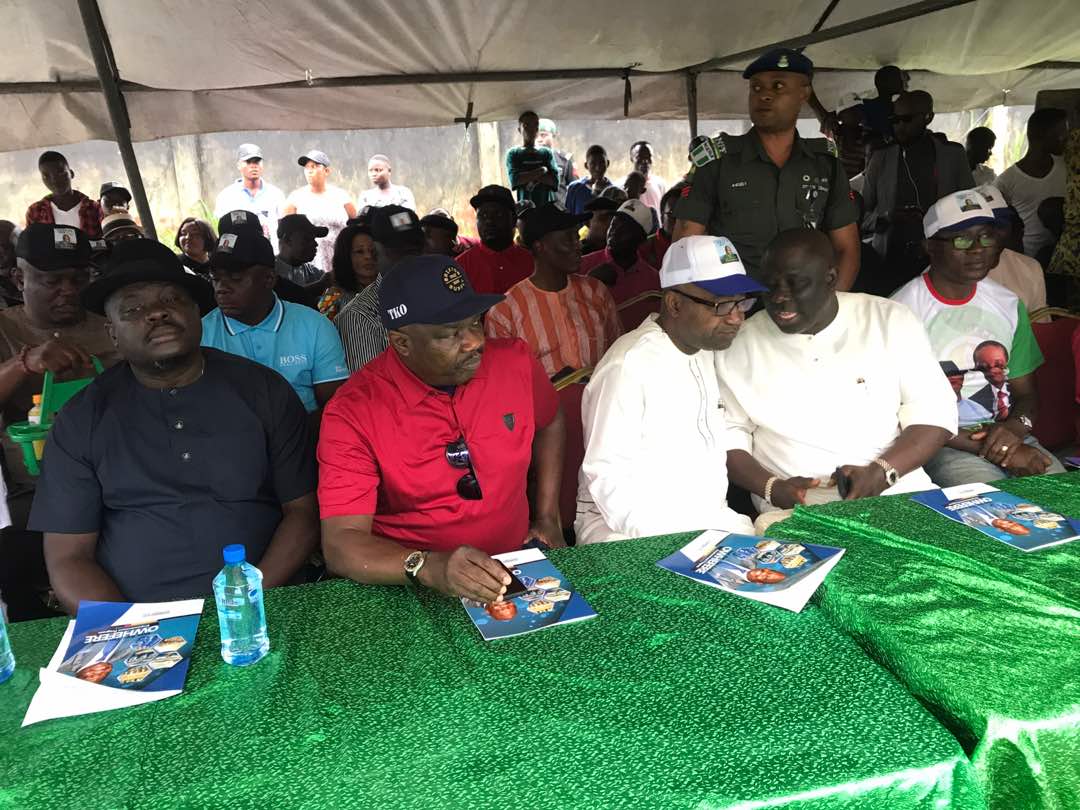 Hon. Tim Owhefere, Barr. Ovie Agas (Middle) and Rt. Hon. Sheriff Oborevwori