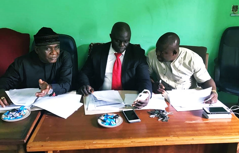 Delta State House of Assembly Committee on Health led by Hon Alphonsus Ojo (left)