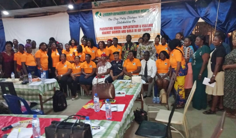 Group Photograph of Participants at the Advocacy Programme Organized by Community Empowerment and Development Initiative for IDP Camps