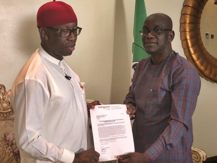 Governor Ifeanyi Okowa Wins Vanguard 2018 Governor Of The Year Award