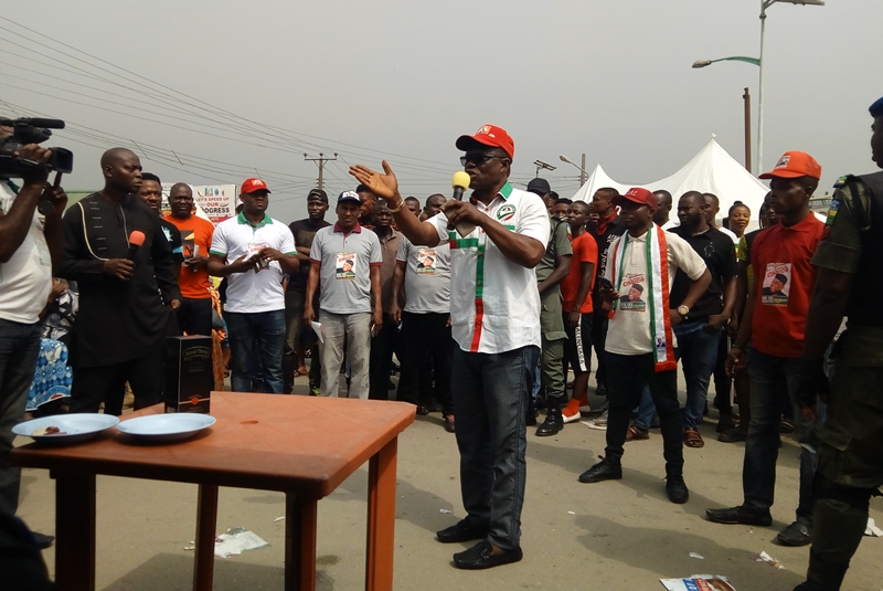 Comrade Ovuozourie Macaulay Campaigning for PDP Candidates