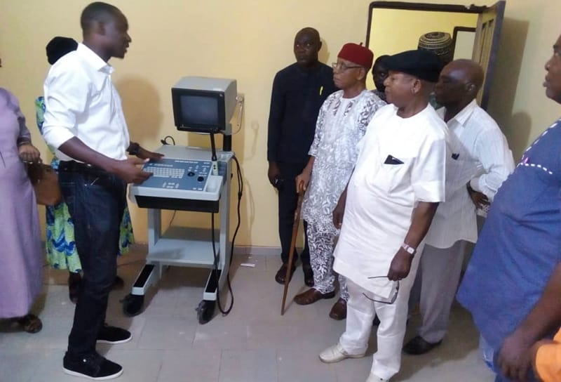 Inspection of the completed Hospital in Igbodo