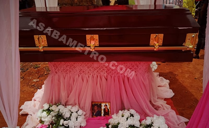 Casket Bearing the Remains of Late Mrs Rita Uchebuego
