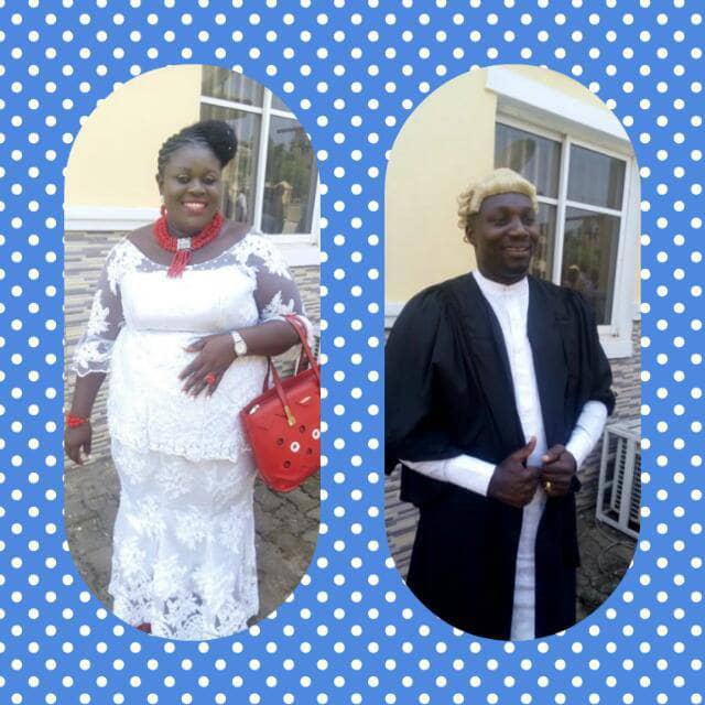 Inset: Leader of Aniocha North Legislative Arm in Delta State, Hon. Ekene Origin Nwaonye and Wife