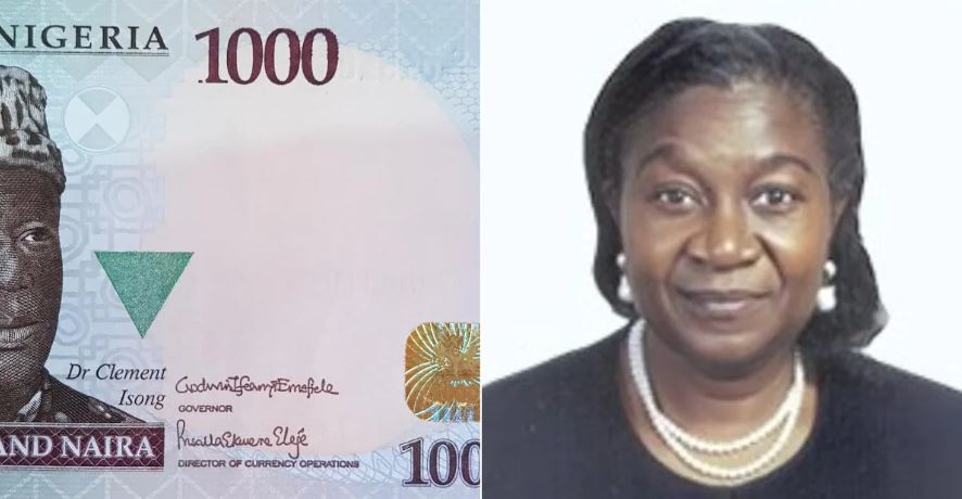 Mrs Priscilla Eleje, Director of Currency Operations in Nigeria, CBN