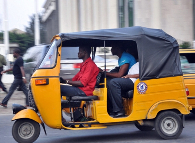 Tricycle AKA Keke Napep in Nigeria