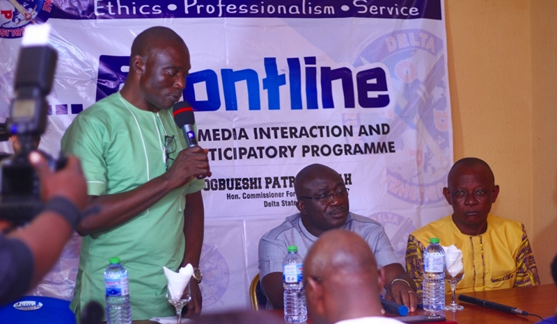DOPF Chairman, Emmanuel Enebeli during the 2nd edition of FRONTLINE