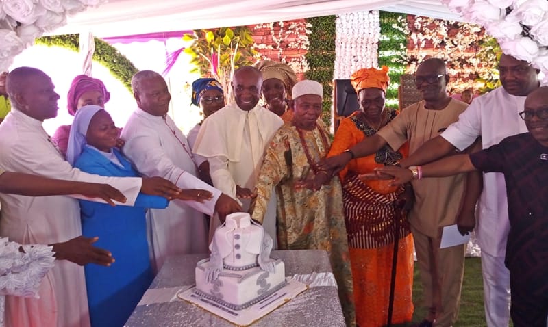 Comrade Ovuozourie Macaulay, Others join Reverend Father Jude Onyebadi as he Celebrates 25 Years Ordination Anniversary