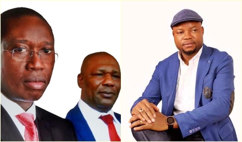 Pics Inset: Delta State Governor, Dr Ifeanyi Okowa, Deputy Governor, Barr. Kingsley Otuaro and Hon Emeka Nwaobi
