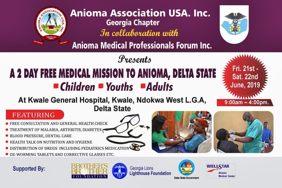Anioma Association USA Medical Programme