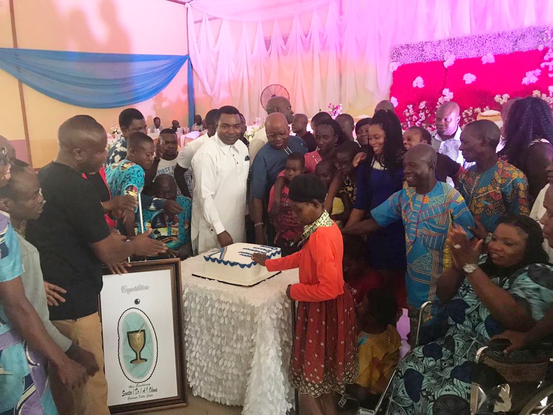 Governor Okowa 60th Birthday Celebrated with Physical Challenged Persons in Ika North-East LGA