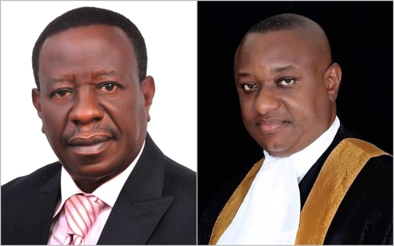 Picture Inset: Hon Solomon Ighrakpata (left) and Festus Keyamo, SAN (right)