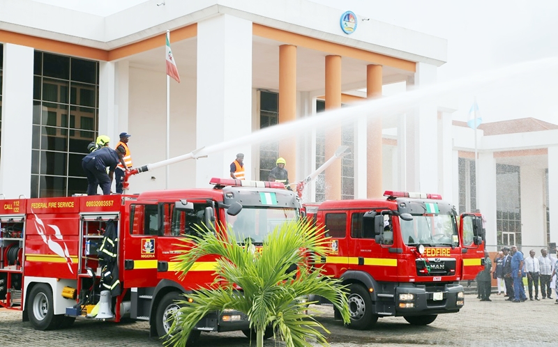 Fire-Fighting Trucks procured by Federal Fire Service for its Zonal Office in Asaba.