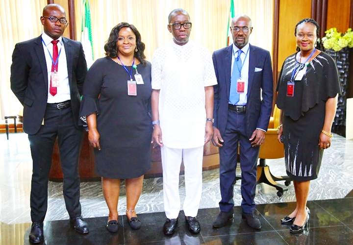 Okowa Meets Delta NIMC Officials