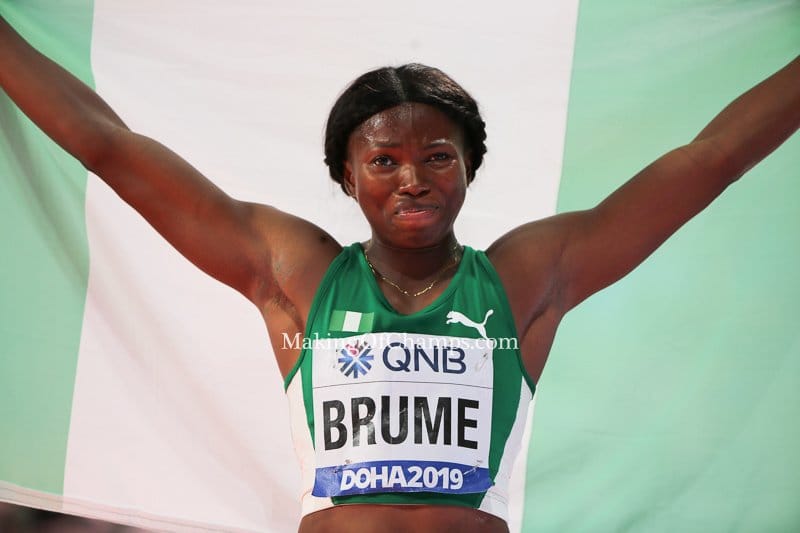Ese Beume, IAAF Long Jump Medalist