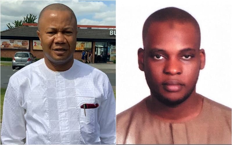 L-R: Hon. Charles Ogedi and Mr. Ahmed Atiku Abubakar Senior Legislative Assistants to Hon Ndudi Elumelu