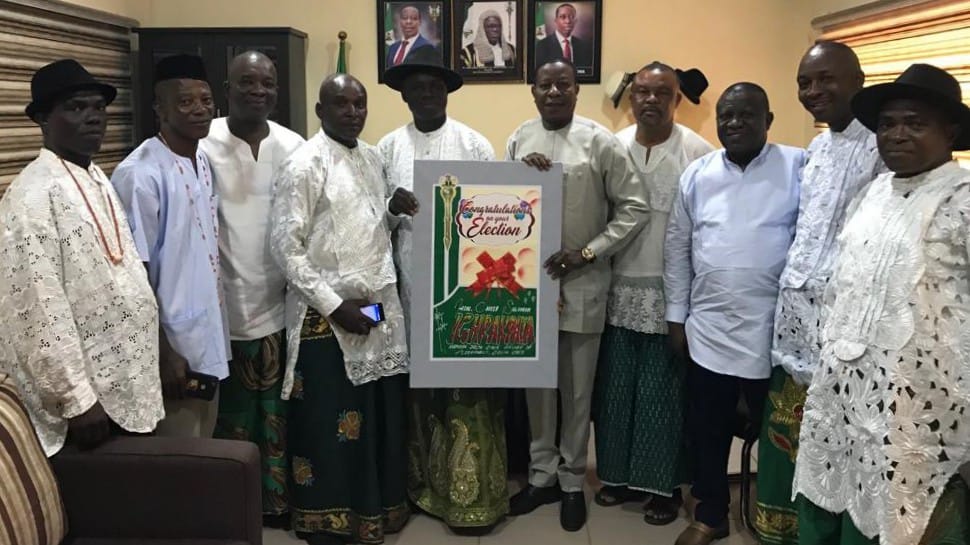 Urhobo Elite Forum Visits Hon Ighrakpata Solomon Ighrakpata