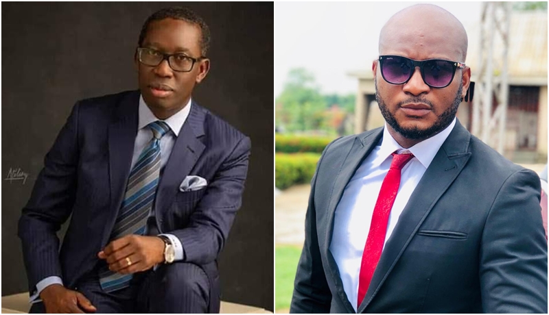 Pics Inset: Delta Governor, Ifeanyi Okowa and Nollywood Actor, Dave Ogbeni