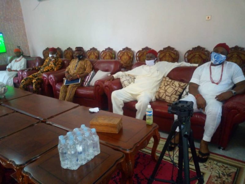 Delta Traditional Rulers at the Meeting