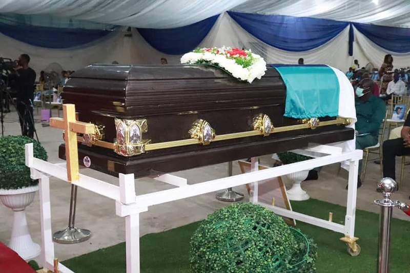 Casket Bearing the Remains of Late Onofekohwo Joyce Overah