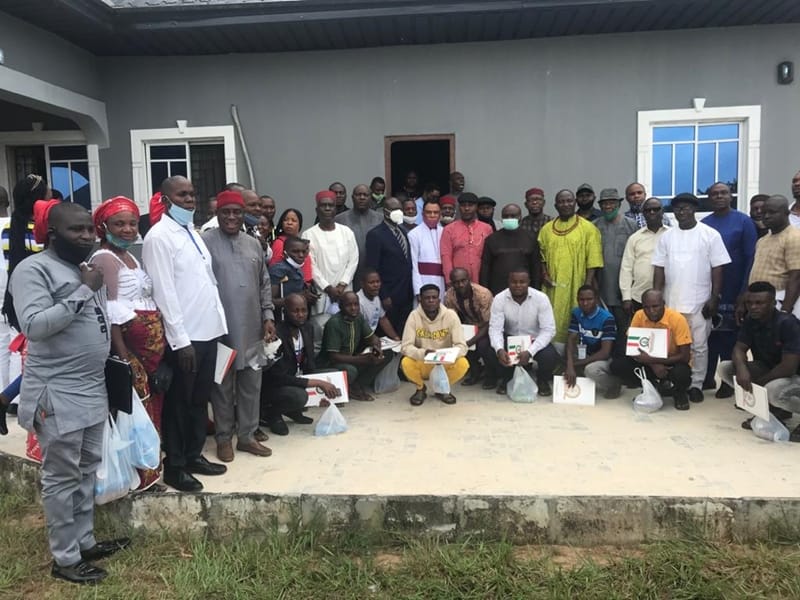 Beneficiaries of Okpobrisi Sustainable Development Scheme by Hon Ferguson Onwo